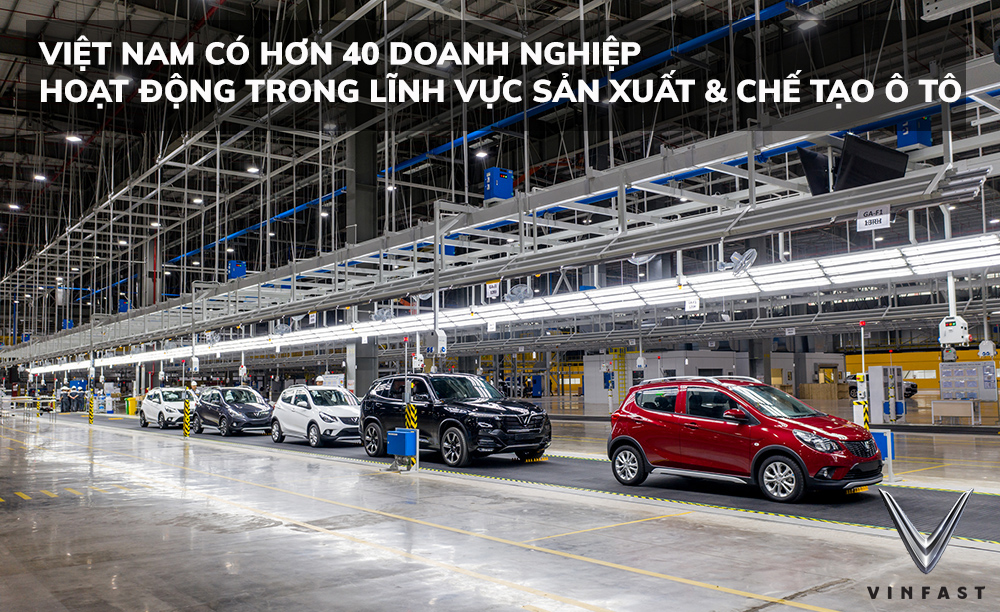Thực trạng thị trường ô tô Việt Nam hiện nay với hơn 40 doanh nghiệp tham gia sản xuất