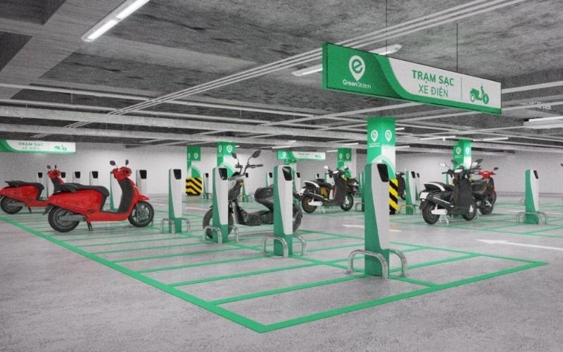 VinFast Feliz và Klara A2 2021, hệ thống trạm sạc xe máy điện