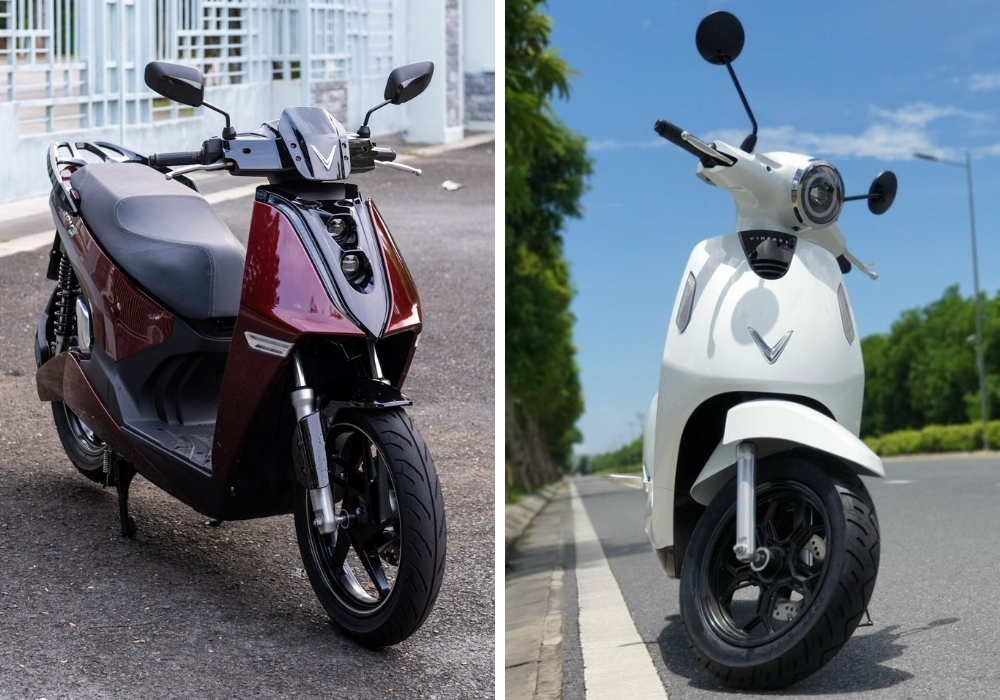 thiết kế xe máy điện evo200 thanh lịch, sang trọng