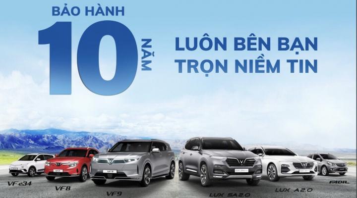 Bảo hành xe VinFast 10 năm - chính sách hậu mãi tuyệt vời cho khách hàng