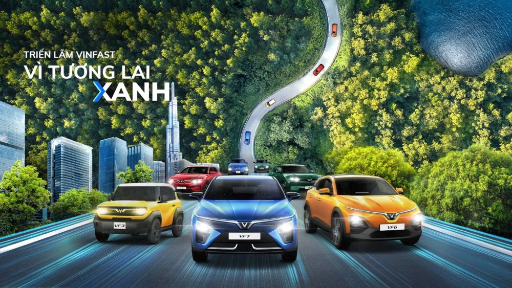 sự kiện triển lãm xe điện VinFast