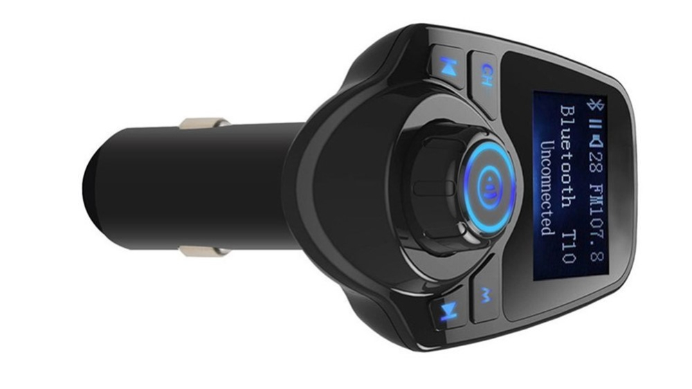 Tẩu nghe nhạc bluetooth xe hơi T11 đa chức năng với đàm thoại rảnh tay, nghe nhạc, sạc…