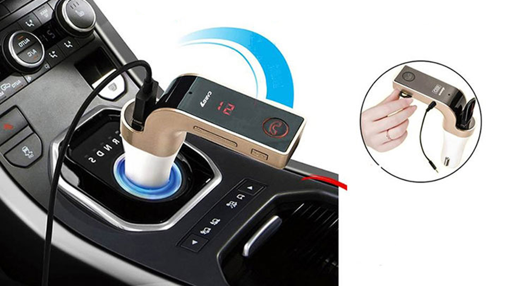 Tẩu nghe nhạc bluetooth xe hơi Car G7 có thể phát nhạc với nhiều hình thức kết nối khác nhau và tích chức năng sạc tiện lợi