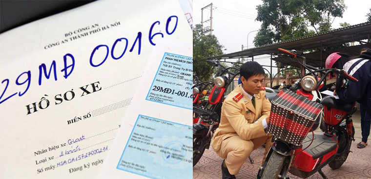Hồ sơ và cách thức đăng ký xe máy điện