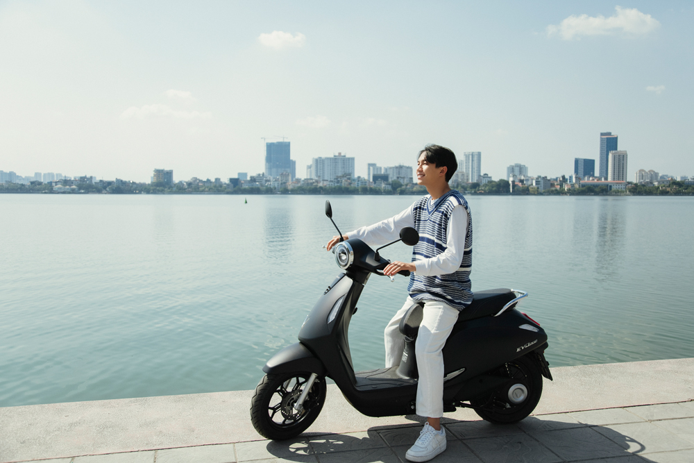 Thiết kế xe máy điện VinFast Evo200 hài hòa phù hợp vóc dáng người Việt
