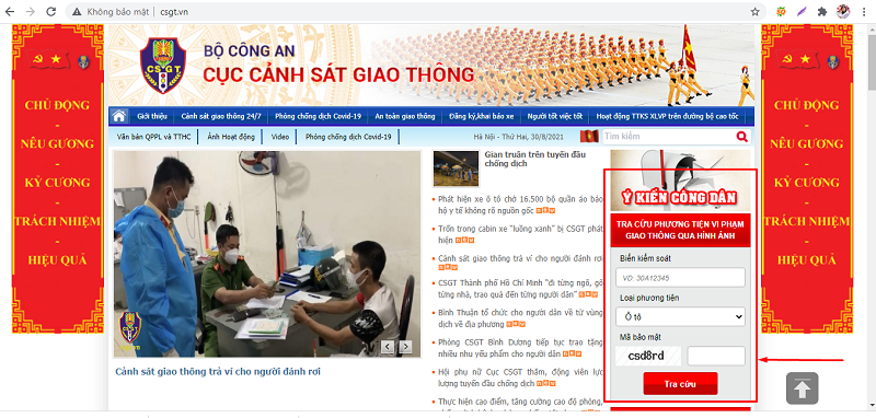 cách nộp phạt vi phạm giao thôngCách nộp phạt vi phạm giao thông - Tra cứu phạt nguội tại website bộ công an