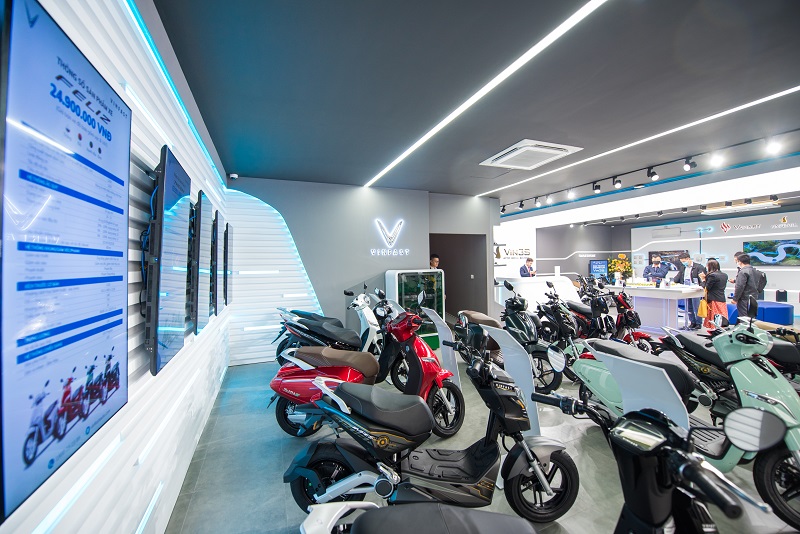 Không gian bên trong một showroom Vin3S điển hình (Nguồn: vinfastauto.com)