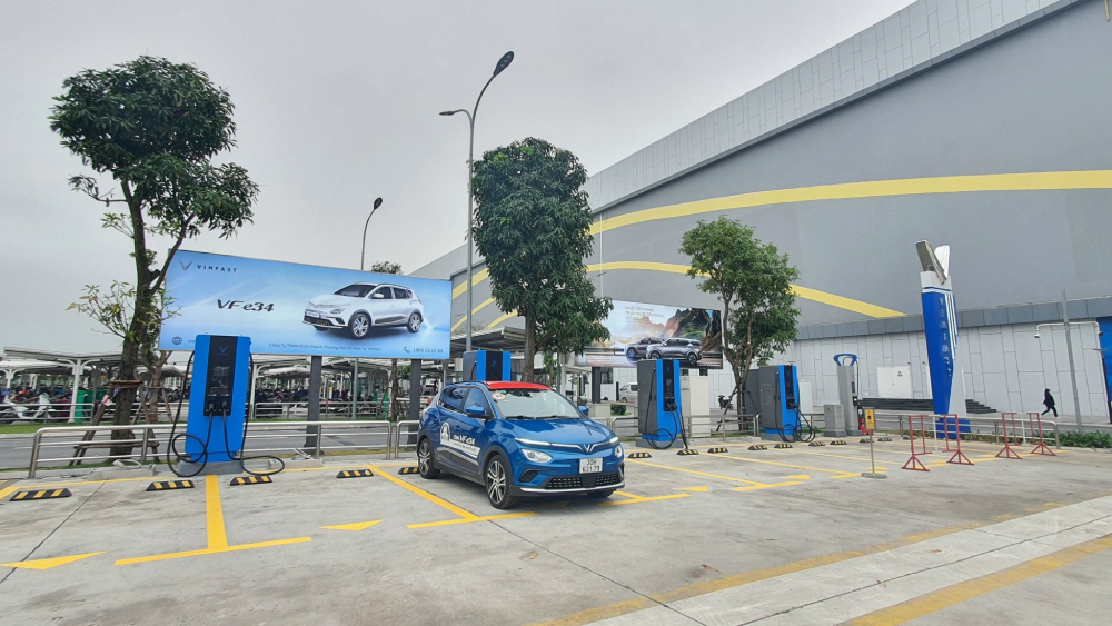 danh sách trạm sạc VinFast
