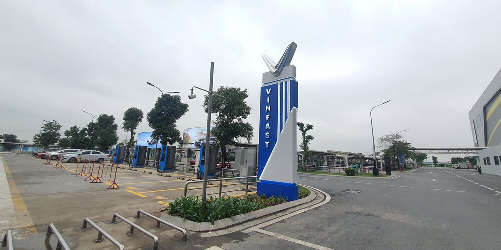 Trạm sạc VinFast Điện Biên được đặt tại các bãi đỗ xe