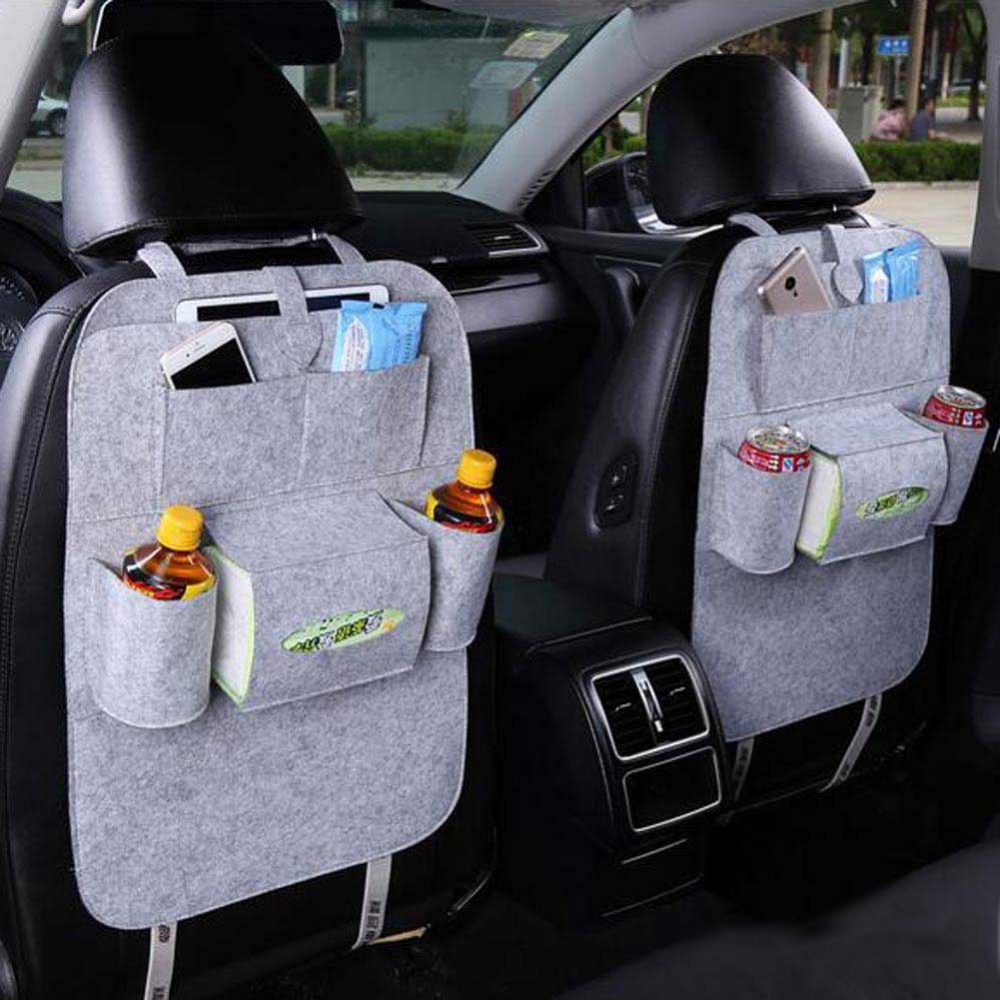 Túi đựng đồ treo sau ghế ô tô làm bằng nỉ