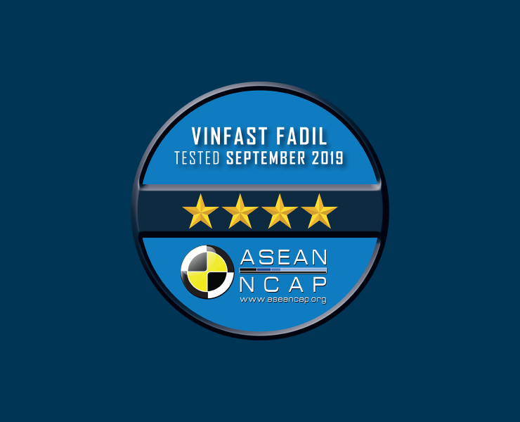 VinFast Fadil đạt chuẩn an toàn 4 sao ASEAN NCAP.