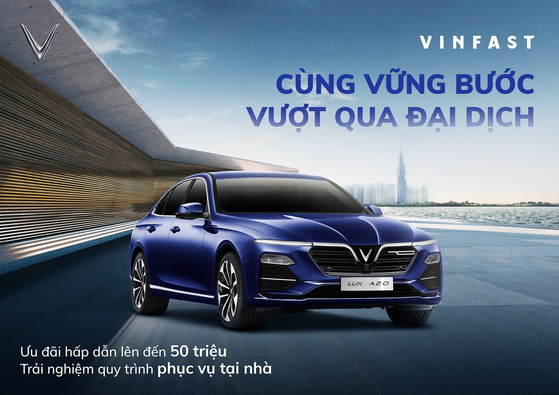 VinFast Lux A2.0 Nâng cao và ưu đãi mua xe lên đến 30 triệu đồng