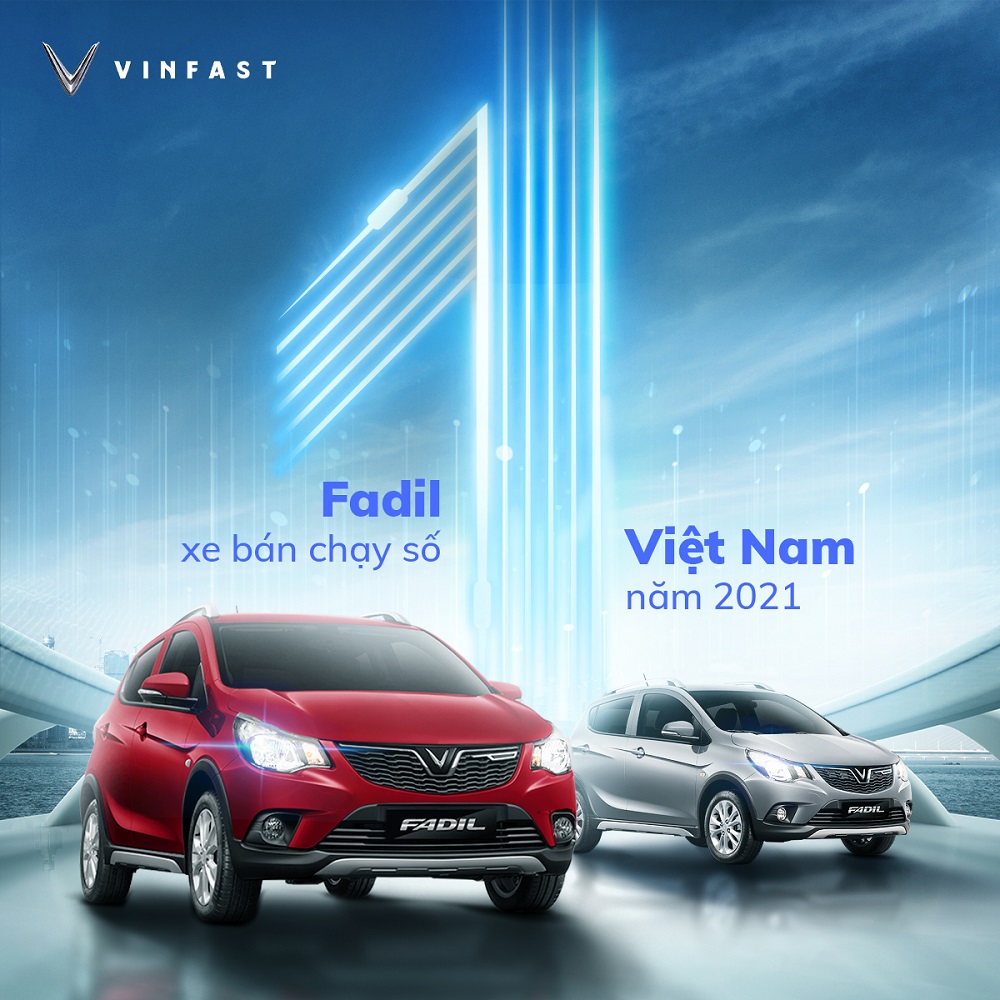 Xe của năm 2022 - VinFast Fadil dẫn đầu phân khúc xe đô hạng A và là mẫu xe bán chạy nhất thị trường Việt Nam năm 2021