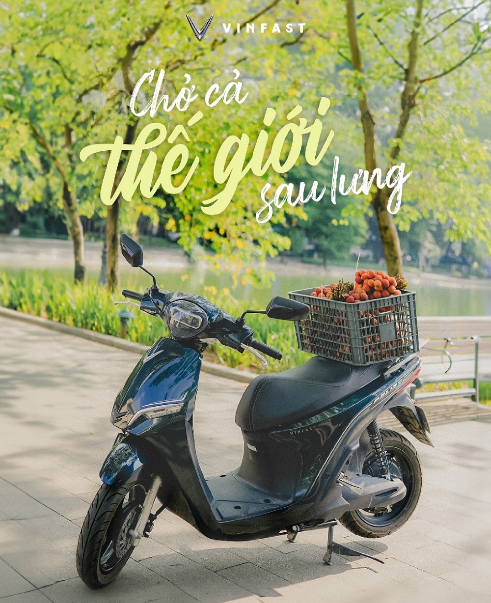 xe máy điện màu xanh rêu vinfast feliz s