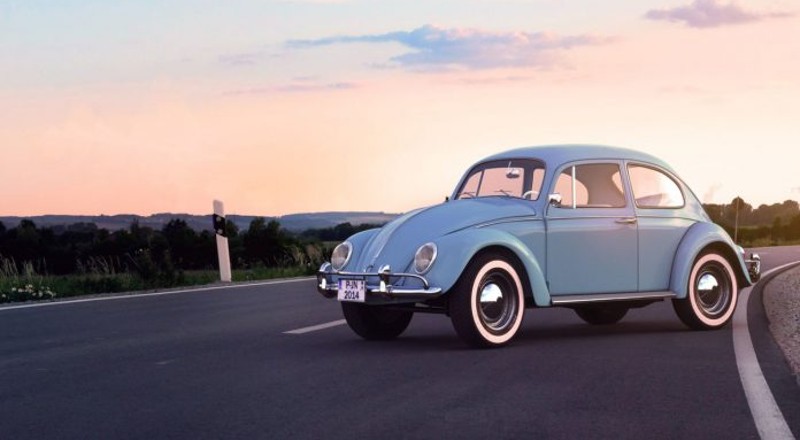 Kiểu dáng độc lạ của mẫu ô tô cổ Volkswagen Beetle