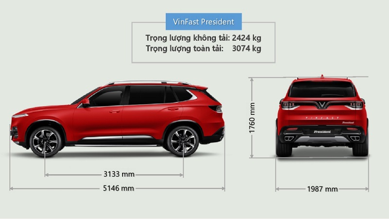 Thông số kỹ thuật VinFast President - Nên đi xe gầm cao hay thấp?