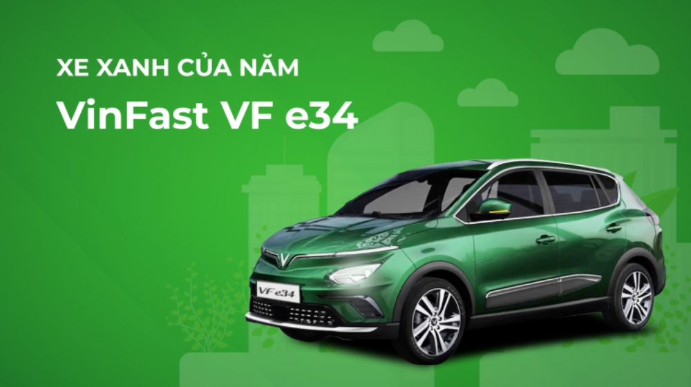 Xe của năm 2022 - VinFast VF e34 được vinh danh là “Xe xanh của năm”
