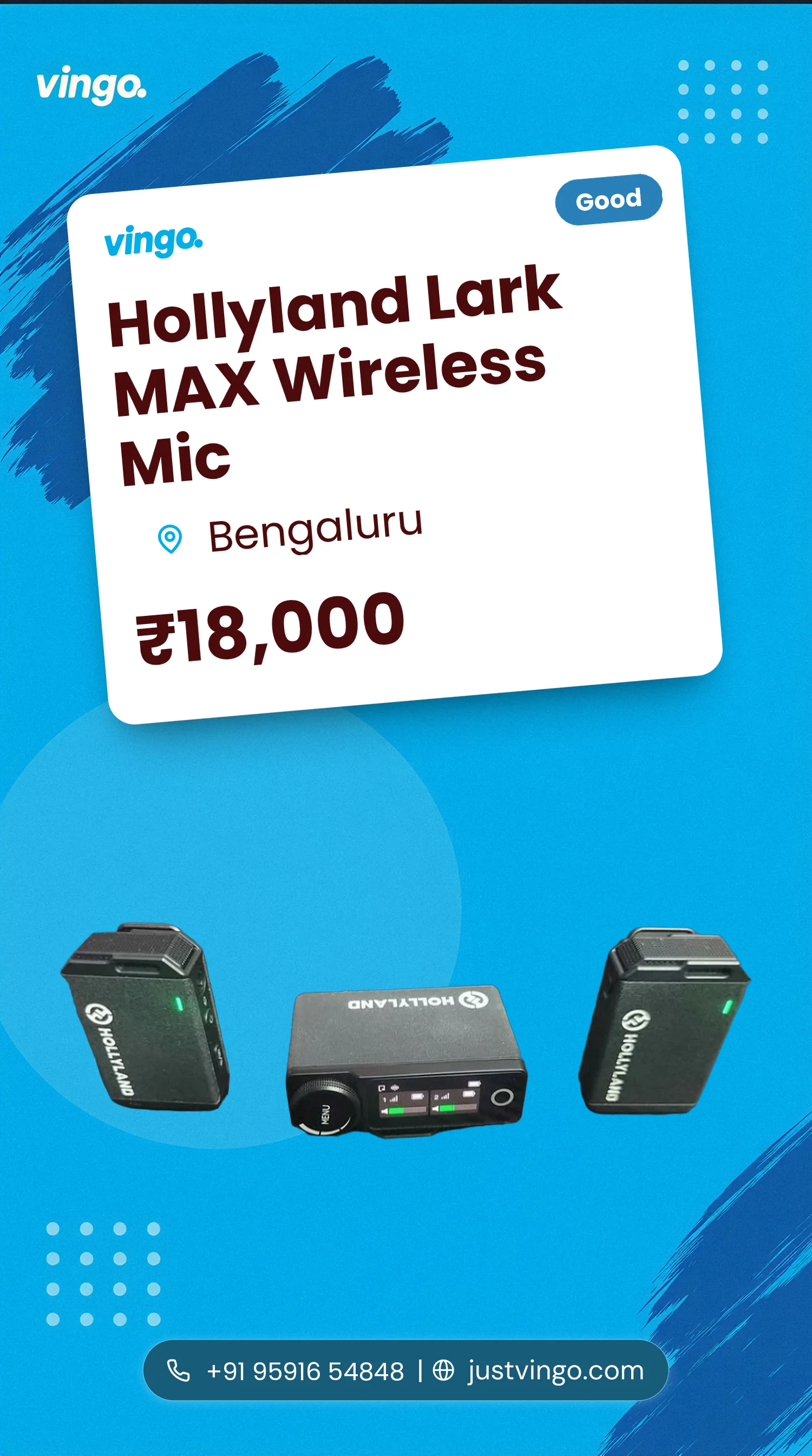 Hollyland Lark MAX Wireless Mic