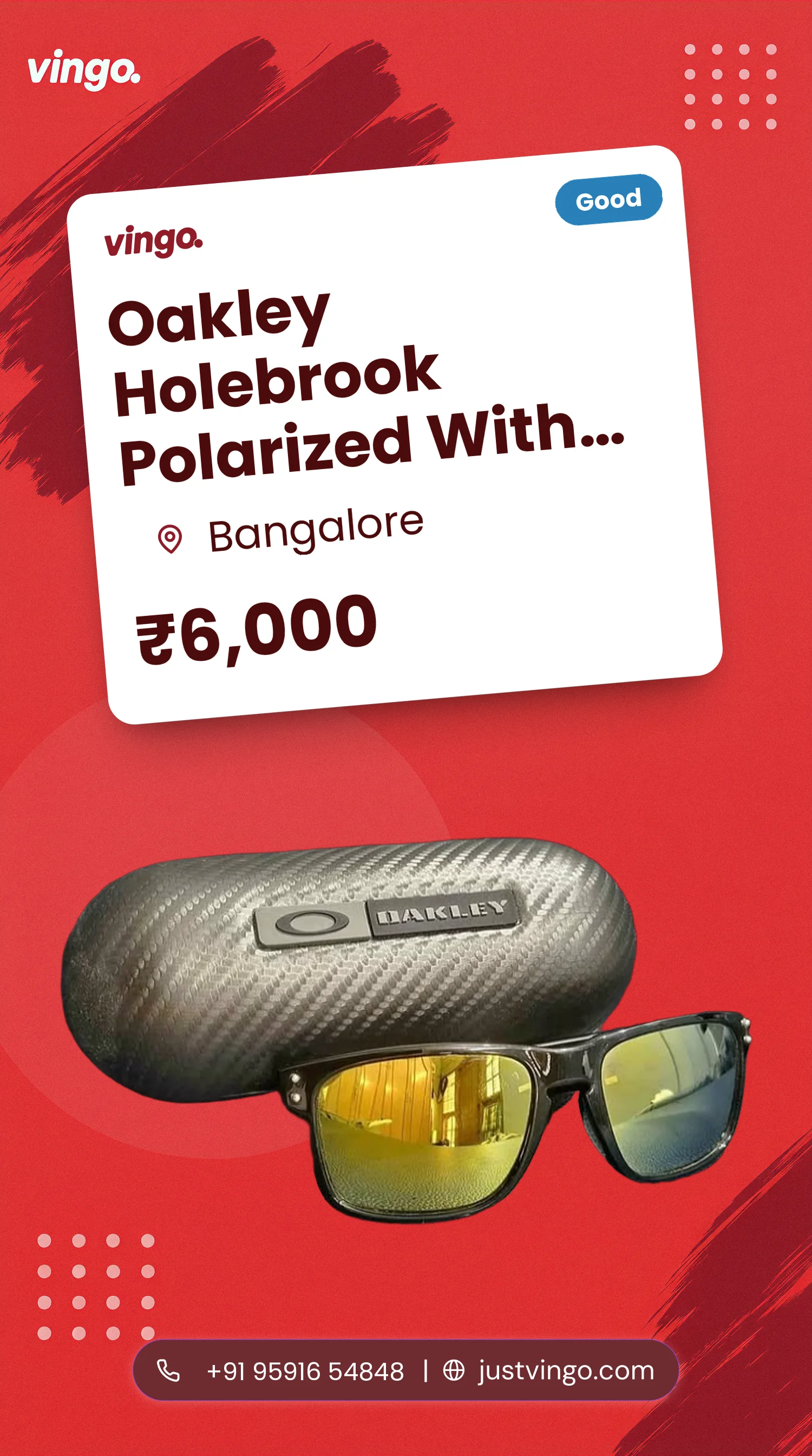 Oakley Holebrook Polarized With Box