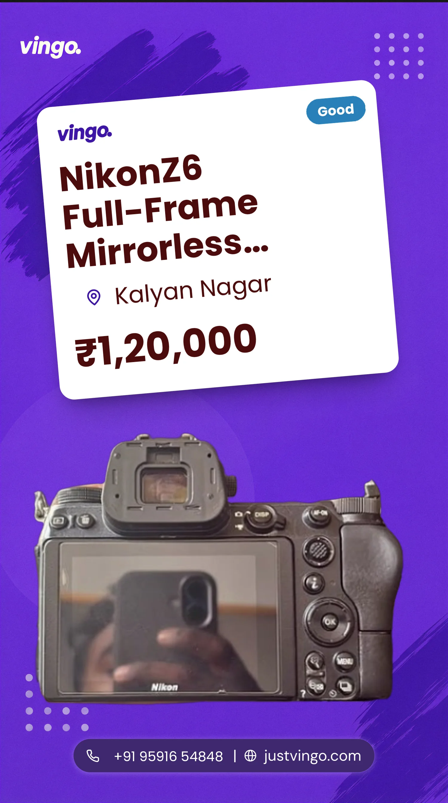 NikonZ6 Full-Frame Mirrorless Camera Kit