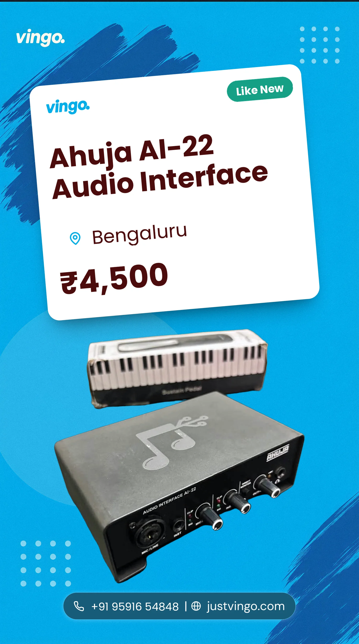 Ahuja AI-22 Audio Interface