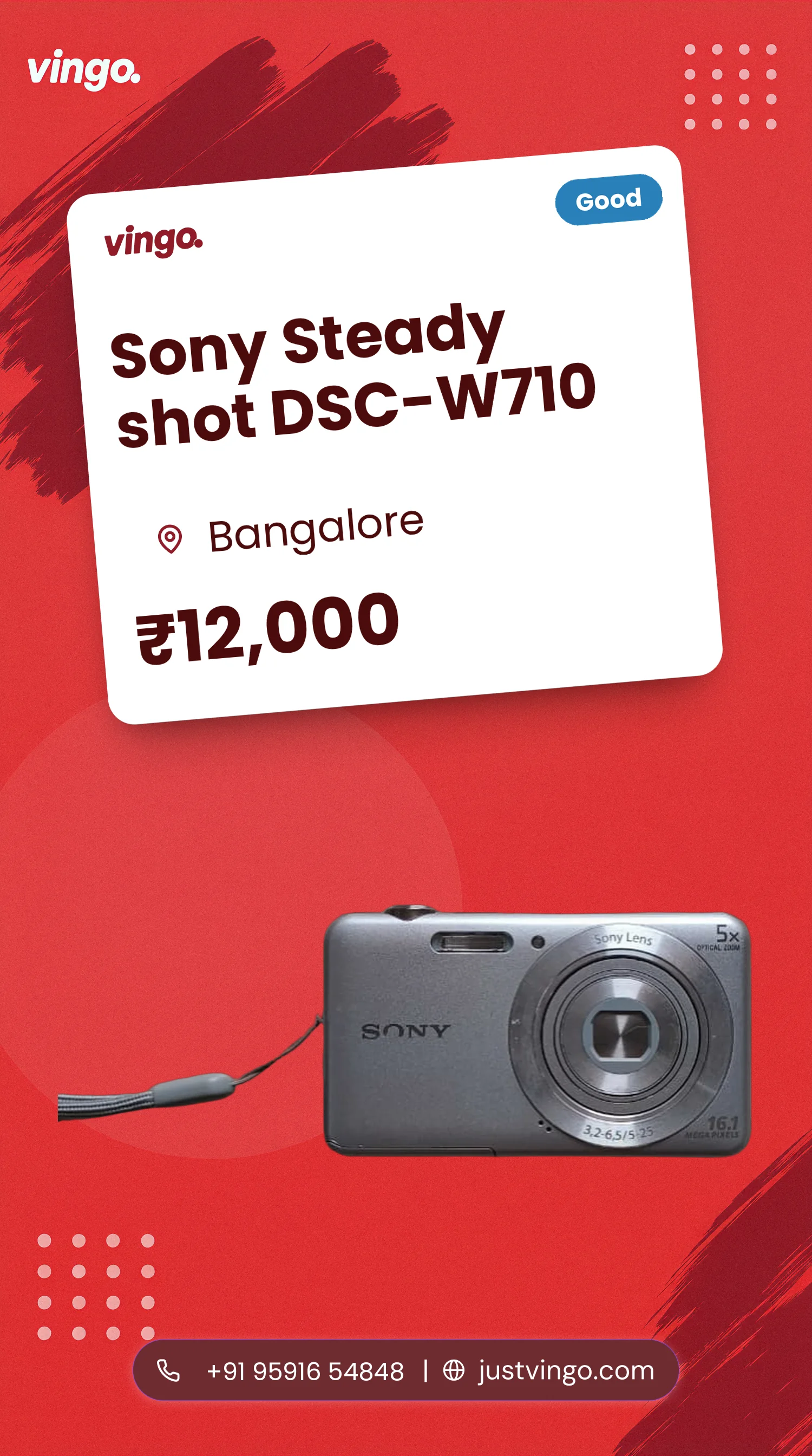 Sony Steady shot DSC-W710