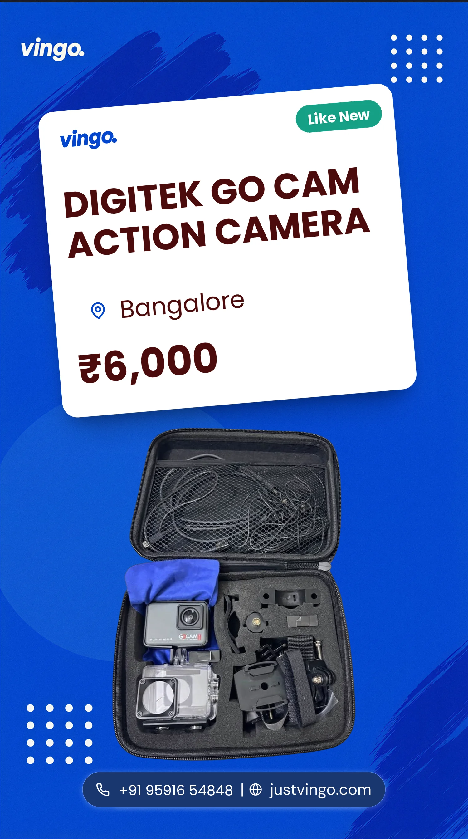 DIGITEK GO CAM ACTION CAMERA