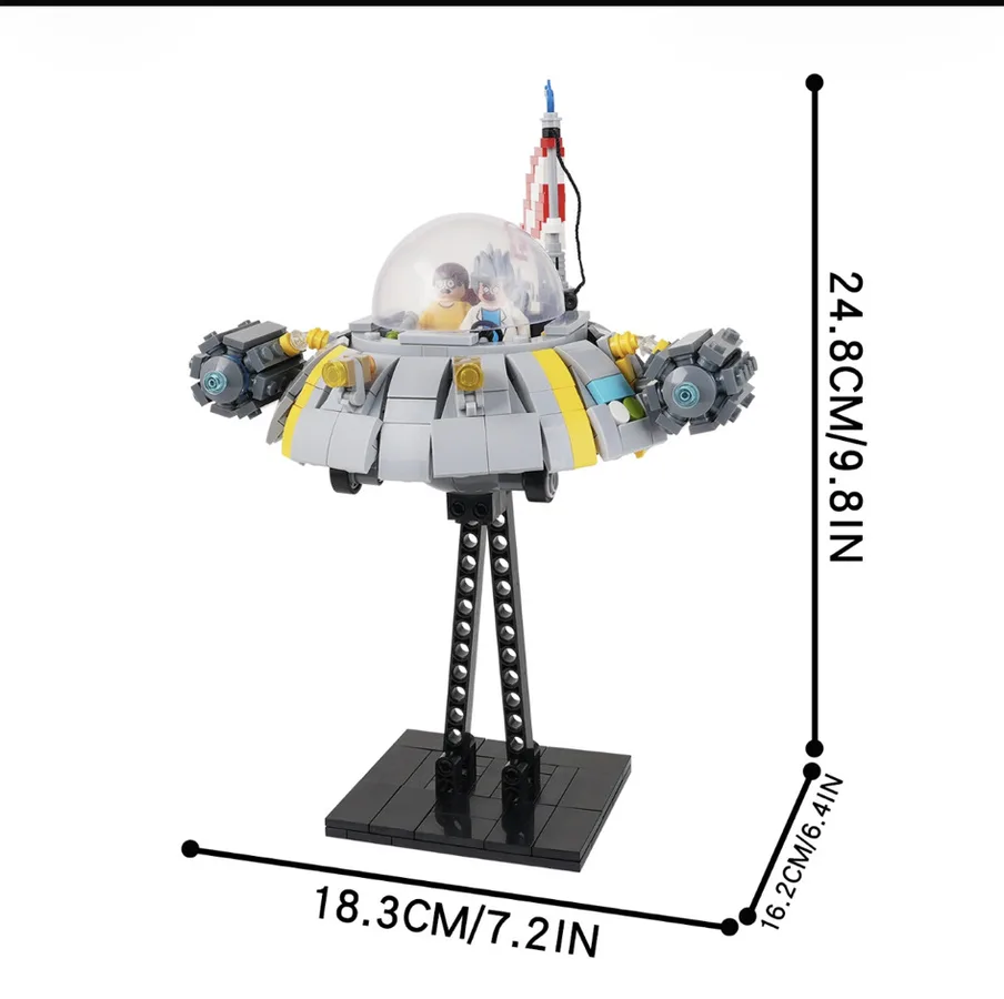 LEGO Rick and Morty Spaceship Compatible