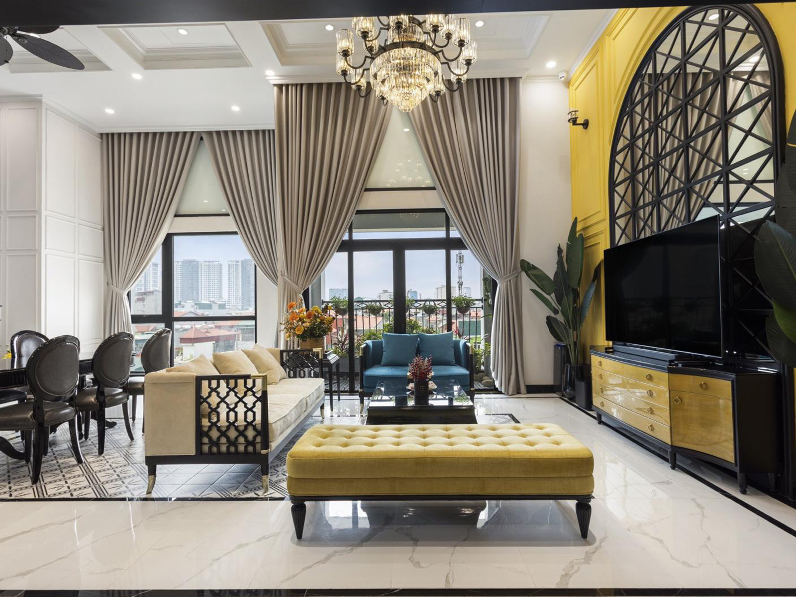 Căn Hộ Duplex Là Gì? Tìm Hiểu Các Xu Hướng Thiết Kế Căn Hộ Duplex 6 Phong cách Đông Dương tô điểm cho mẫu căn hộ duplex là gì