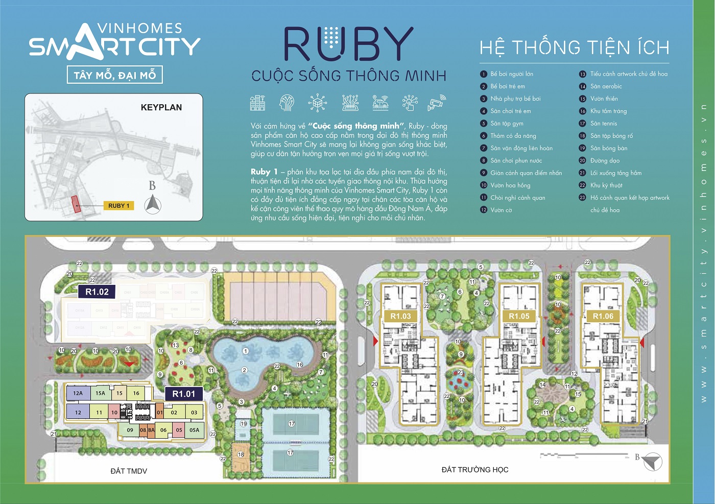  hinh anh gioi thieu chi tiet mat bang Vinhomes Smart City so 7