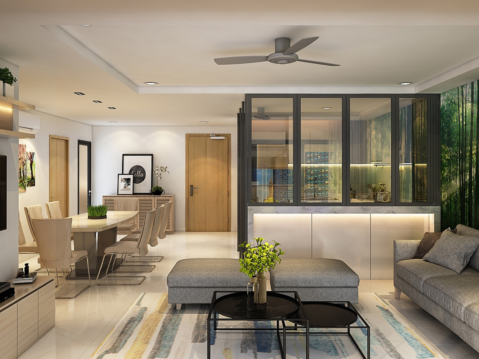 hinh anh thiet ke can ho 2 phong ngu 70m2 so 5