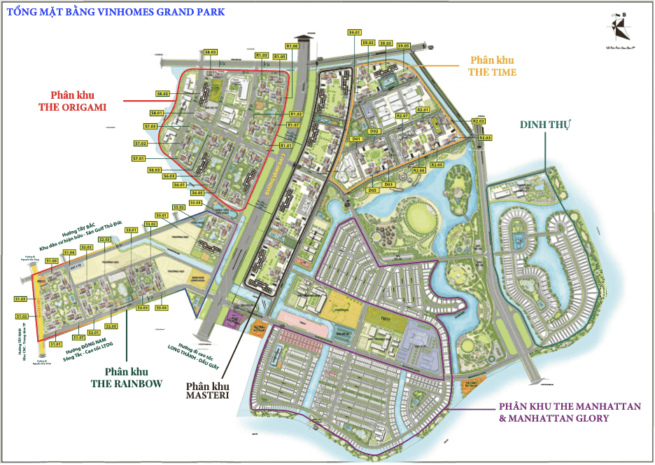 hinh anh kham pha Vinhomes Grand Park layout