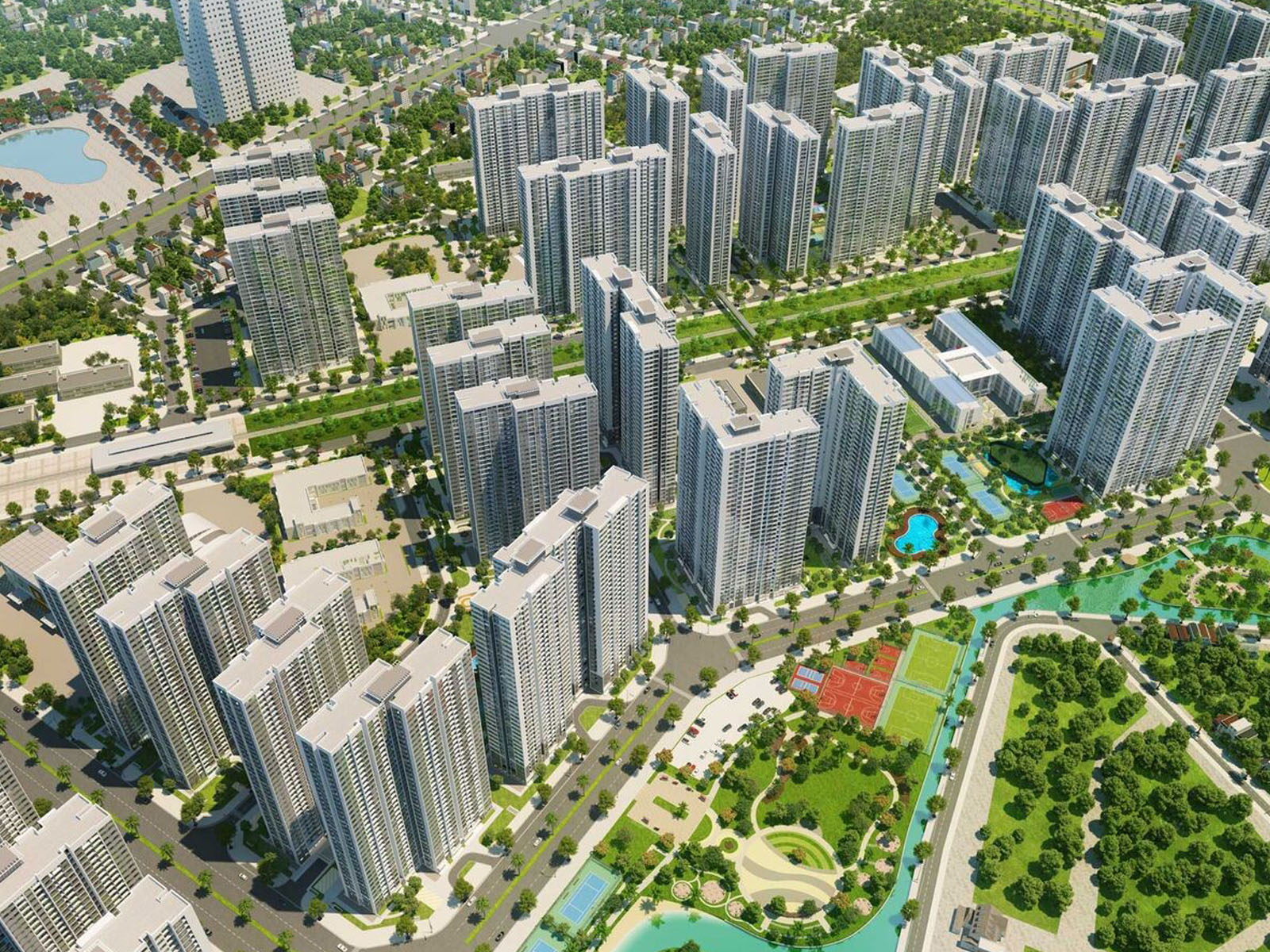 hinh anh song tien nghi tai can ho Vinhomes Smart City 3 ngu so 3