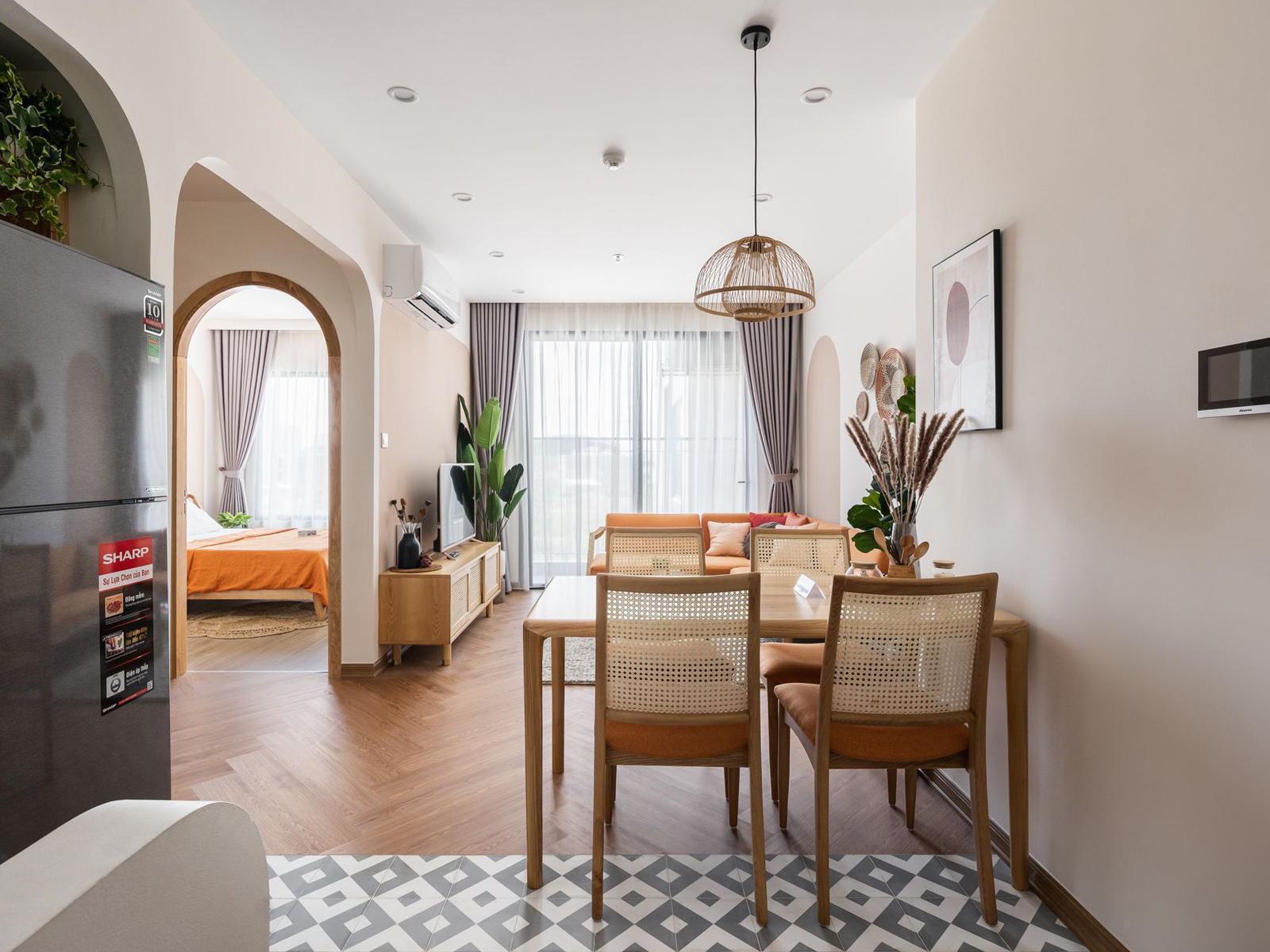 hinh anh thiet ke can ho 2 phong ngu 70m2 so 12