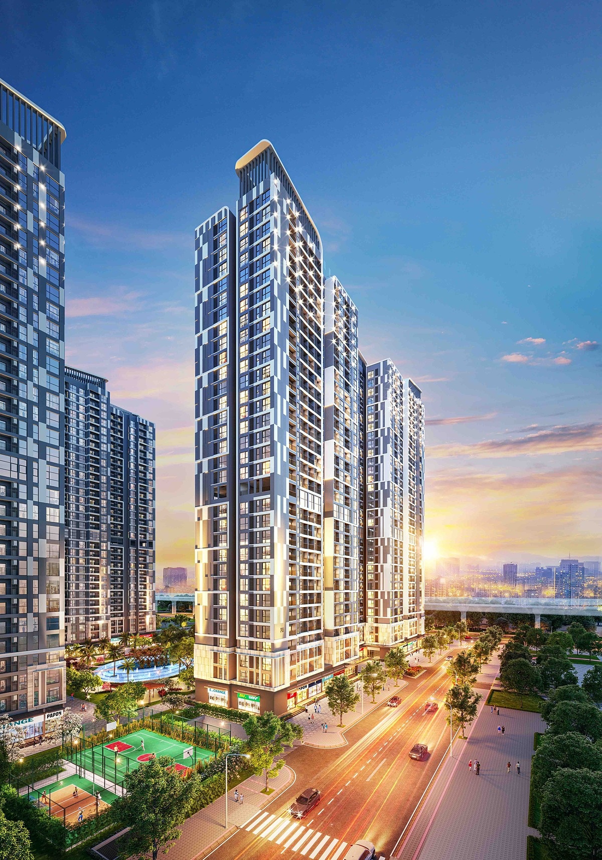 Toà tháp căn hộ 5 sao Pavilion Premium nằm ở vị trí đắc địa của đại đô thị Vinhomes Ocean Park hứa hẹn sẽ đem đến cuộc sống trong mơ cùng hội đầu tư tiềm năng hấp dẫn.