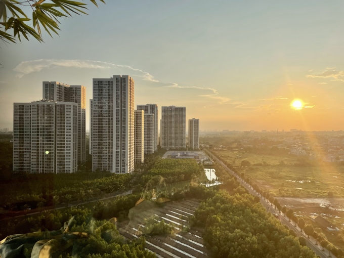 Ảnh dự thi của thí sinh về chủ đề Kiến trúc của cuộc thi ảnh Vinhomes Grand Park - Nơi đáng sống tại TP Thủ Đức. Ảnh: Phạm Quang Tú