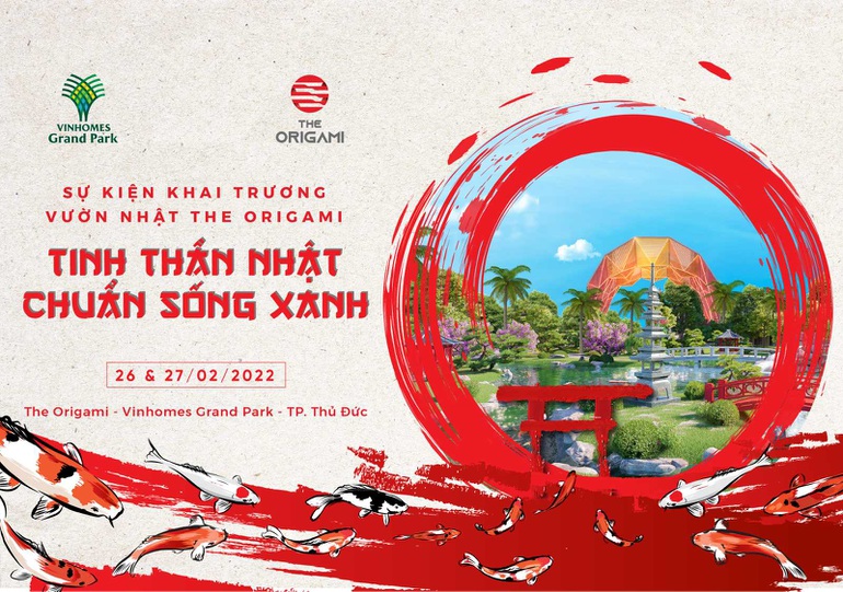 Sắp khai trương vườn Nhật tại khu đô thị Vinhomes Grand Park - 1