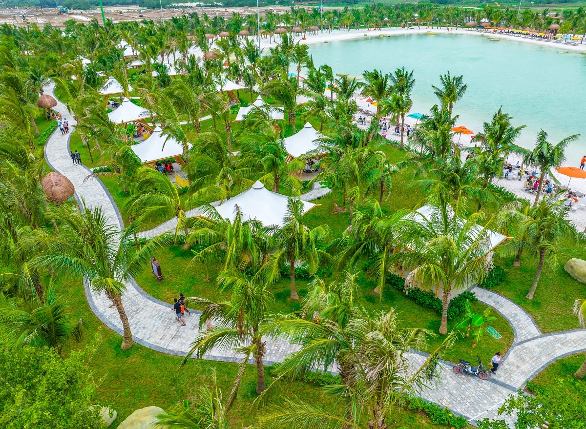 Paradise Bay là mảnh ghép làm nên hệ sinh thái xanh của quần thể đô thị biển 1.200 ha phía đông Hà Nội.