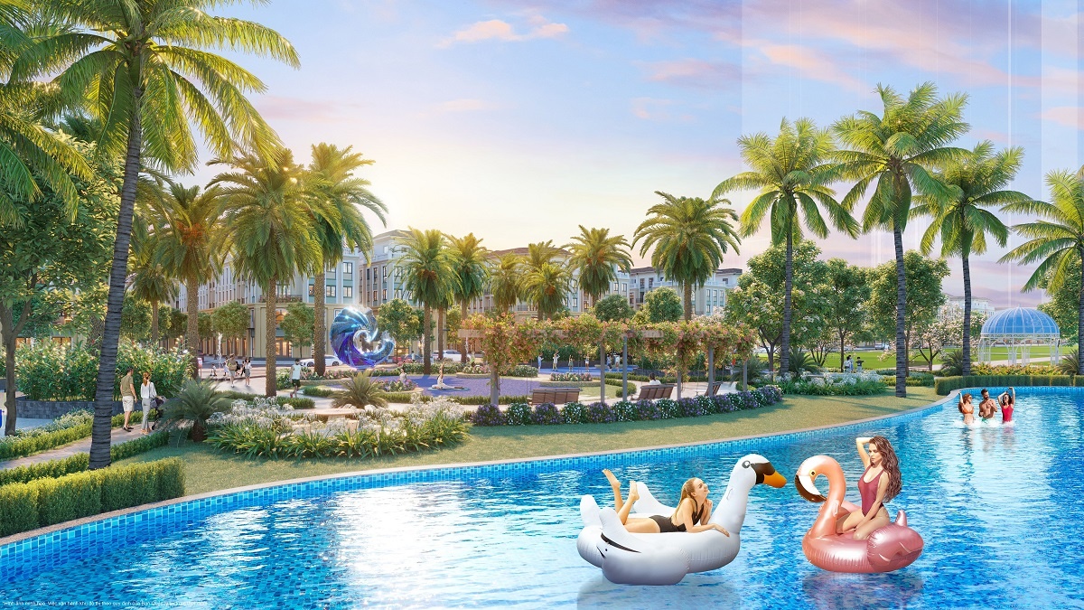 Cam kết lợi nhuận tối thiểu 9,5% là sự ưu việt hấp dẫn nhà đầu tư so với mô hình khác. Ảnh phối cảnh.