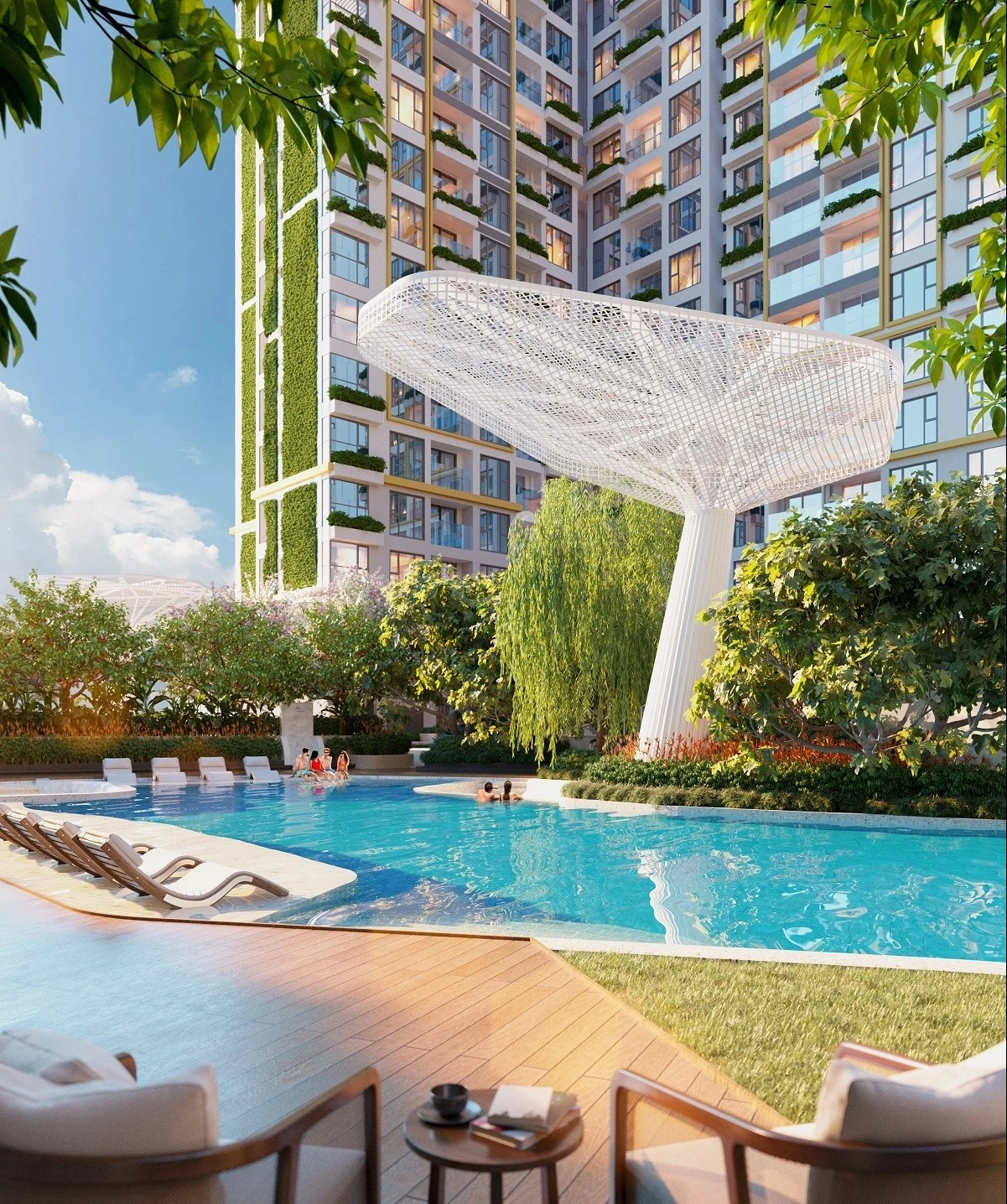 Đặc quyền tận hưởng loạt tiện ích riêng tư như resort tại gia.