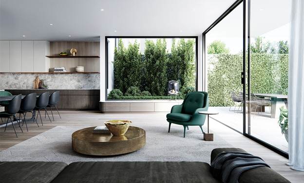 Thiet ke nha phong cach thiet ke toi gian Minimalism tinh te