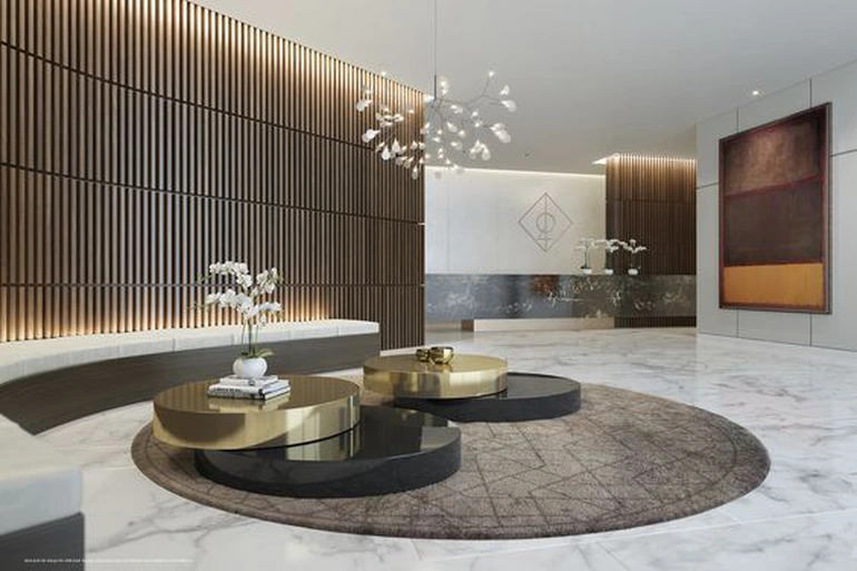 Sảnh lounge căn hộ phong cách 5 sao sang trọng thể hiện đẳng cấp chủ nhân