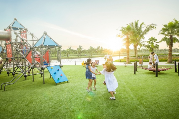 Cuộc sống chan hòa với thiên nhiên trong lòng “thành phố biển” Vinhomes Ocean Park.