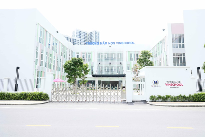Một trong những trường học Vinschool đã hoàn thiện tại đại đô thị Vinhomes Grand Park.