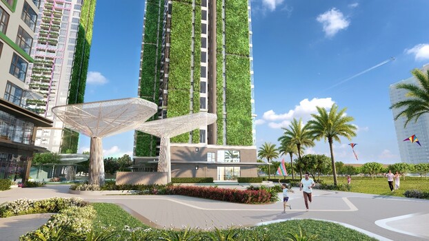 Các đối tác tầm cỡ quốc tế giúp Lumière Boulevard khác biệt trên thị trường. Ảnh phối cảnh