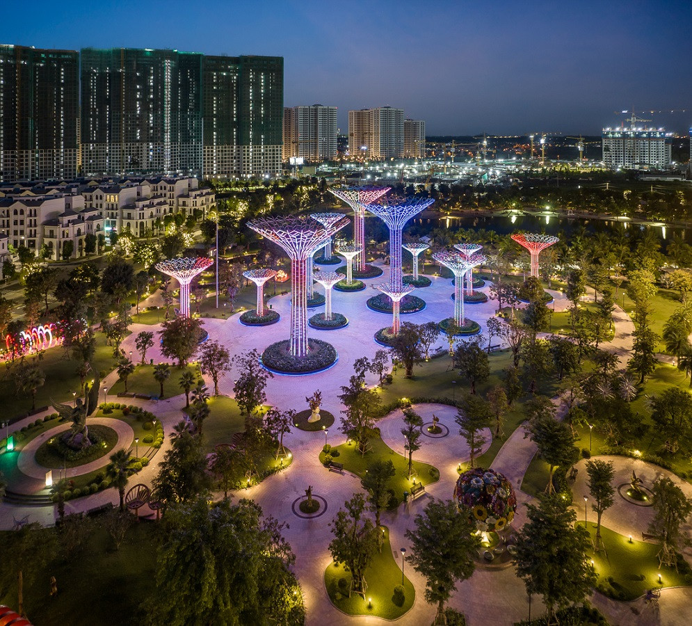 Một góc “Thành phố thông minh - công viên” Vinhomes Grand Park