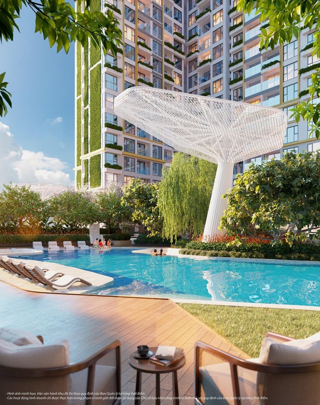 Hồ bơi phi thuyền vượt chuẩn Olympic đẳng cấp quốc tế tại LUMIÈRE Boulevard
