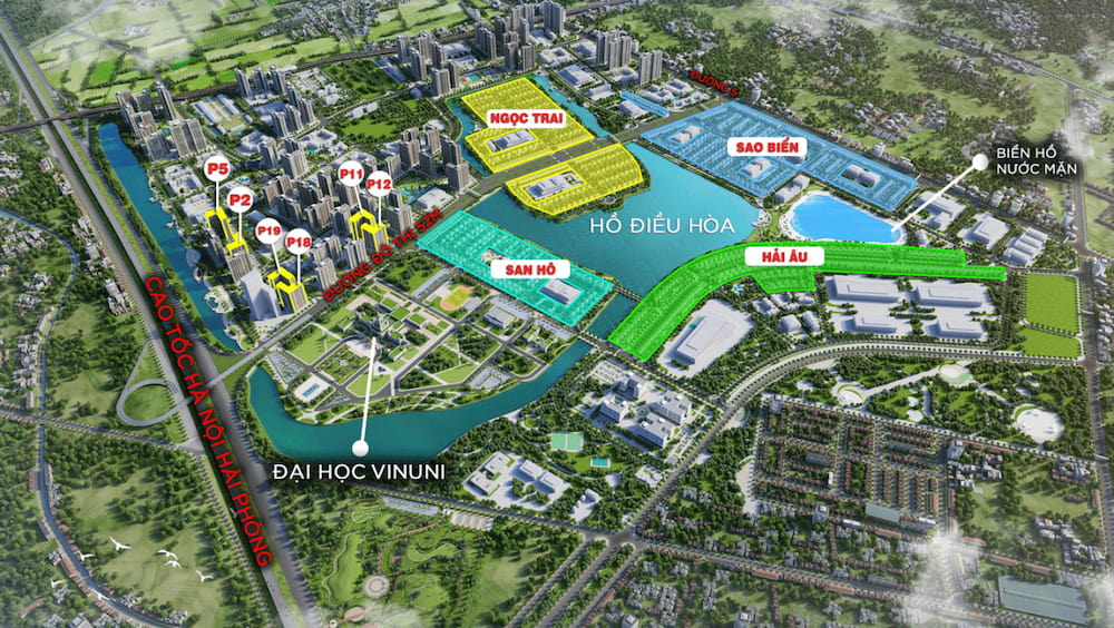 Biệt thự song lập Ngọc Trai Vinhomes Ocean Park trong khu Đô thị phồn hoa