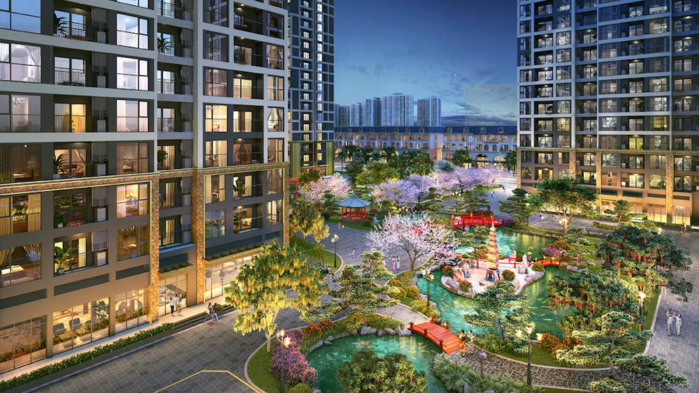 Các căn 1 PN+1 Vinhomes Ocean Park tại The Zenpark - kiến tạo nét sống chuẩn Nhật