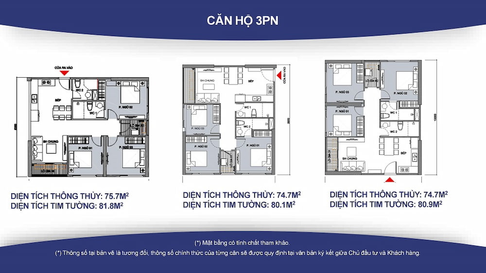 Căn hộ 3PN với số lượng khan hiếm trên mặt bằng Vinhomes Ocean Park